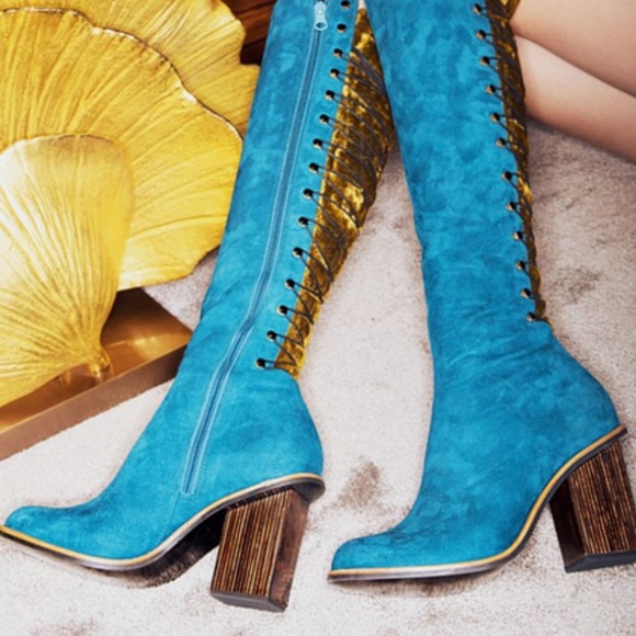 SAZ suede/velvet shoes - Picture 9 of 10